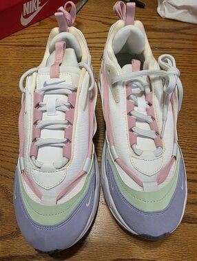 Nike Air Max Furyosa Pastel Multicolor Sneakers Size 9w, Brand New!